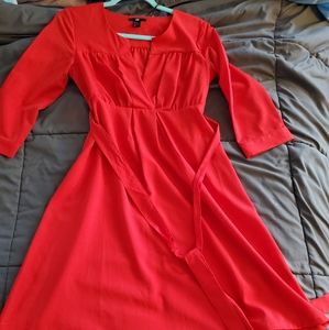 H&M dress. Tie back. Bright red. Onlyy worn once